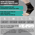 thumbnail image 5 of INDEEMAx Copper Ankle Brace for women Men, copper Infused Ankle compression Support Sleeve for Planta Fascitis, sprained Ankle, Footbal. Running, Daytime or Night use (L), 5 of 5