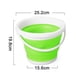thumbnail image 5 of Cubo plegable con asa Contenedor de juguetes de playa plegable, 5L / 10L Plegable, pequeños cubos de plástico para limpieza, jardinería, mochilero, camping, supervivencia al aire libre MFZFUKR 2035417-2, 5 of 8