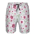 thumbnail image 4 of Naloa Lilies Flowers Men's Beach Shorts, Surfing shorts, Swim trunks, Quick Dry Swim Trunks for Surfing Beach Fun - 3X-Large, 4 of 9