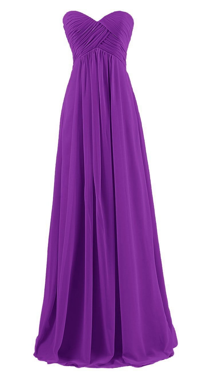 Redcolourful - Women's Bridesmaid Dresses Long Sweetheart Prom Gowns ...
