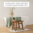 thumbnail image 3 of Noble Linens 4 pack Cotton Hand Towels, 3 of 14
