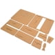 thumbnail image 2 of Plantilla acrílica transparente, Kit de plantilla para hacer carteras de cuero, herramienta artesanal de cuero, 2 of 5