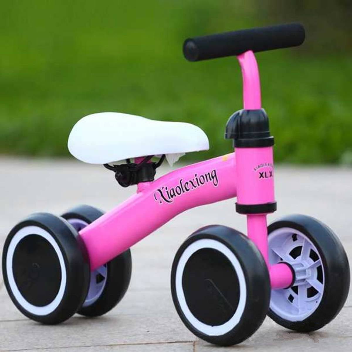 Beileda Balance Tricycle Baby Walker Riding Toys For Kids 1 2 Years Child Bike Children s Bicycle Wear Resistant Three Wheel Bike Silver