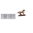 thumbnail image 1 of Reloj De Pared Con Escultura Digital, Figura De Reloj De Escritorio, Multiusos, Pantalla Grande, Adorno De Temperatura Y Humedad, Estatua De Caballo Para Aula, Oficina, Dormitorio, Escritorio,, 1 of 8