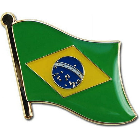 Brazil Flag Lapel Pin