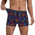 thumbnail image 3 of Men's Boxer Briefs, Flamboyant Dragonfly Soft Comfy Mens Underwear Boxer Briefs Breathable With Widen Waist, 3 of 7