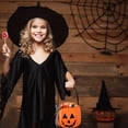 thumbnail image 4 of Kjfeif Reusable Pumpkin Candy Bucket with Delicate Bow Embroidery, Handheld Halloween Basket for Kids Trick or Treating, Festival Storage Bag, Cute Seasonal Accessory, 4 of 9
