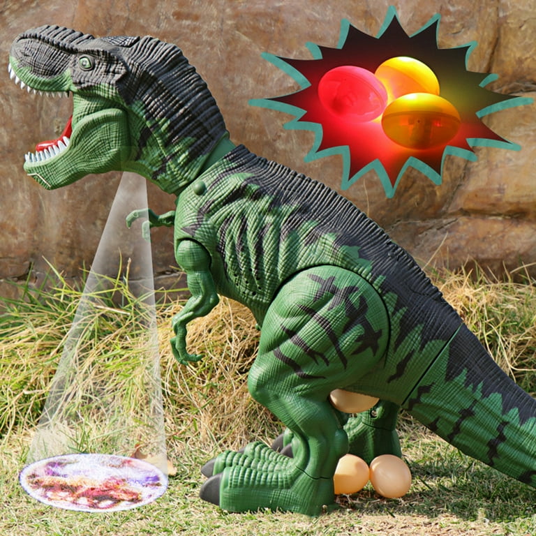 JOYIN Robot Dinosaur Toy for Kids Boys 3+ Big T rex Dinosaur Toy with Light  and Realistic Roaring Sound, Walking & Dancing Dinosaur Toy, Electronic