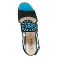 thumbnail image 3 of Azura Women's Embroidery Pumps & Heels - Geometric Design, Adjustable Ankle Strap, Transparent Cylindrical Heel, 3 of 8