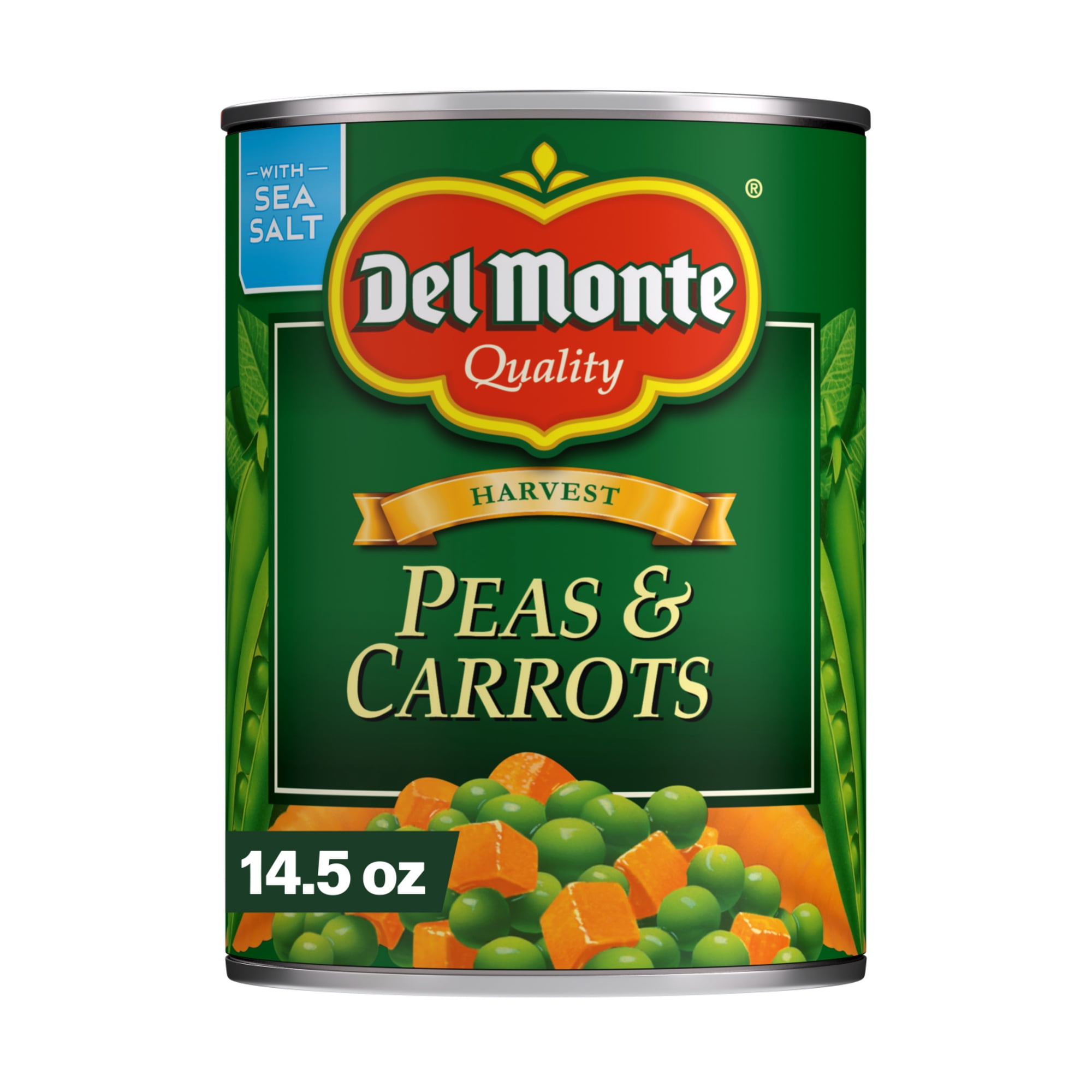 Del Monte Peas & Carrots, Canned Vegetables, 14.5 oz Can
