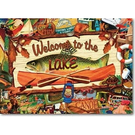 UPC: 0709786039425 | Willow Creek Press Welcome To the Lake 1000-Piece Puzzle