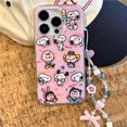 thumbnail image 1 of Funda de teléfono con dibujos animados de Snoopy para Iphone 15/14/13/12/11 Pro Max, funda protectora de teléfono con cadena de Anime Kawaii, accesorios anticaídas, regalo, 1 of 4