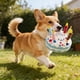 thumbnail image 4 of Este juguete de peluche con forma de pastel de cumpleaños que chirría para perros es perfecto como regalo de cumpleaños para tu perro., 4 of 6