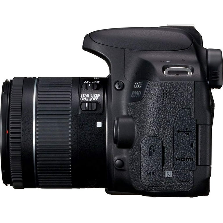 Canon EOS 2000D (Rebel T7) DSLR Camera w/EF-S 18-55mm F/3.5-5.6 Zoom Lens +  128GB Memory + Case + Tripod + Filters (36pc Bundle) : Electronics 