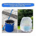 thumbnail image 5 of Paint Strainer Bags, 24Pcs 1 Gallon White Fine Mesh Filter Bag, Bucket Elastic Opening Strainer Bags for Paint Gardening, 5 of 5