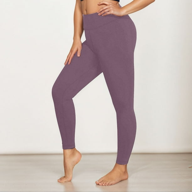 WILLBEST Leggings Deportivos de Compresión de Cintura Alta Butterluxe de 63 Cm para Mujer, Ideales para Correr, Fitness Y Yoga. XXXXGrande