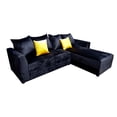 thumbnail image 4 of Sala esquinera Modular EL BAZAR STORE modelo Samso 240x180 cm terciopelo negro, 4 of 4
