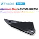thumbnail image 5 of SSD Heatsink Radiator Sólido Disipador Calor para Accionamiento M.2 NVME 2280 Corriente Con Silicona Almohadilla Térmica Aluminio Magnesio 5, 5 of 9