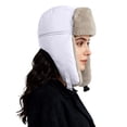 thumbnail image 7 of QASIEATN Unisex Beanie Hats Men's Beanie Hat Autumn and Winter Outdoor Cold Windproof Ear Ski Hat Women's Fleece Lined Thickened Cap Fall Fashion Accessories, 7 of 7