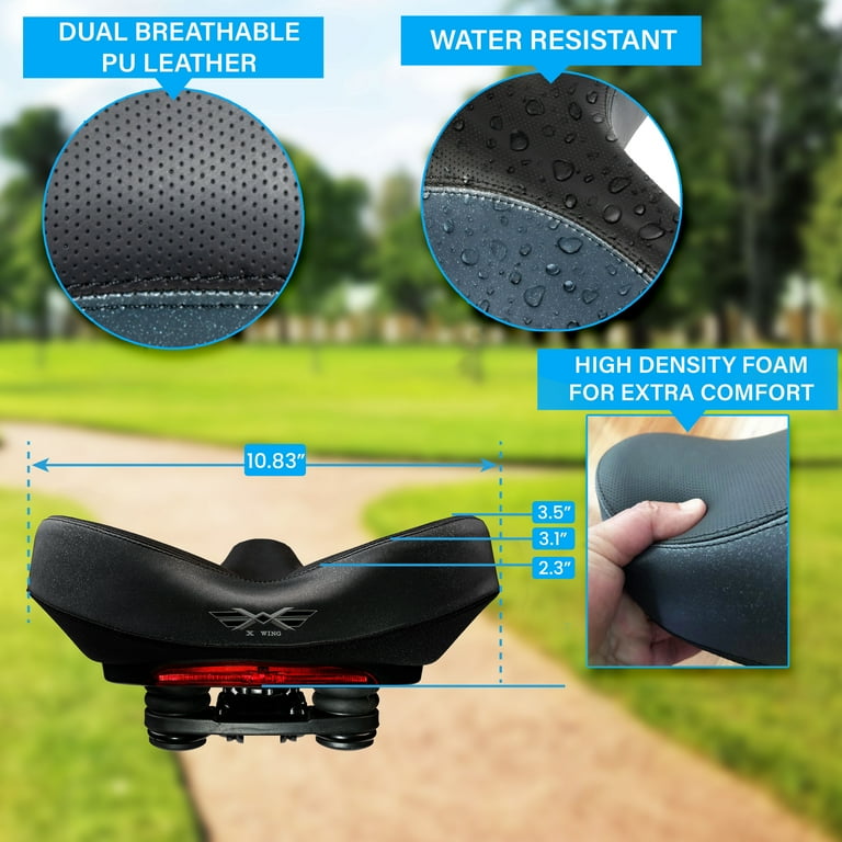 Bicycle saddle leather replacement sale