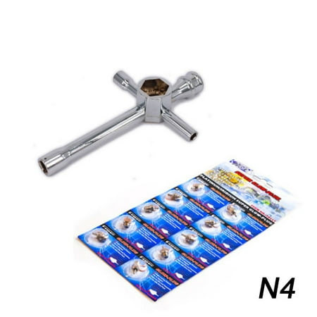 

Alextreme 2/10 PCS Ignition Plug Sparking Plug + Cross Wrench Set Car Engine Accessories Suitable for Methanol Fuel(N4 10pcs)