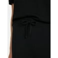 thumbnail image 3 of Time and Tru Women's Jersey Short Sleeve Top and Sweater Pants Set, 2-Piece, Sizes XS-3XL, 3 of 4