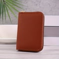 thumbnail image 1 of HLONK Multi Slots Credit Card Holder  PU Leather Card Coin Purse  Zipper Around Card Bag Wallet, 1 of 7