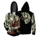 thumbnail image 2 of Sudadera con capucha con estampado de guerrero de tendencia de moda, sudadera con cremallera, informal y versátil, sudadera con capucha para hombre, sudaderas cómodas para hombre, sudadera con capucha, 2 of 5