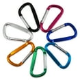 thumbnail image 2 of NicePackaging  Multi-Pack - Aluminum Carabiner Keychain Set Durable  Self-Closing, 2 of 7
