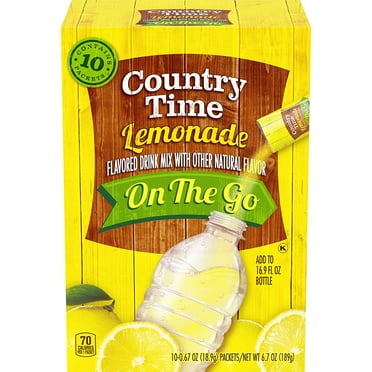 Country Time Lemonade Drink Mix (0.67 oz Packets, 6 Pack of 10 Count)