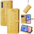 thumbnail image 1 of Funda Cartera FOXDOCK para Samsung Galaxy A05S , Flip PU con Relieve de Gatos y Perros, Tarjetero y Soporte, 1 of 6