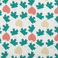 thumbnail image 2 of 16" x 16" Simply Daisy Lots of Leaves Polyester Accent Pillow, Unreal Teal Qty 1, 2 of 6