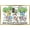 Gold Framed Version, variant on Hello Kitty and Friends: 24 Nature - Group Wall Poster, 22.375" x 34"