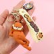thumbnail image 3 of LLavero Garfield de dibujos animados de Anime, mochila encantadora, colgante, colocación creativa, regalos de vacaciones para niños y niñas, 3 of 5