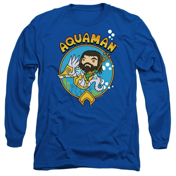 Aquaman and the Lost Kingdom Chibi Aquaman Unisex Adult Long-Sleeve T Shirt