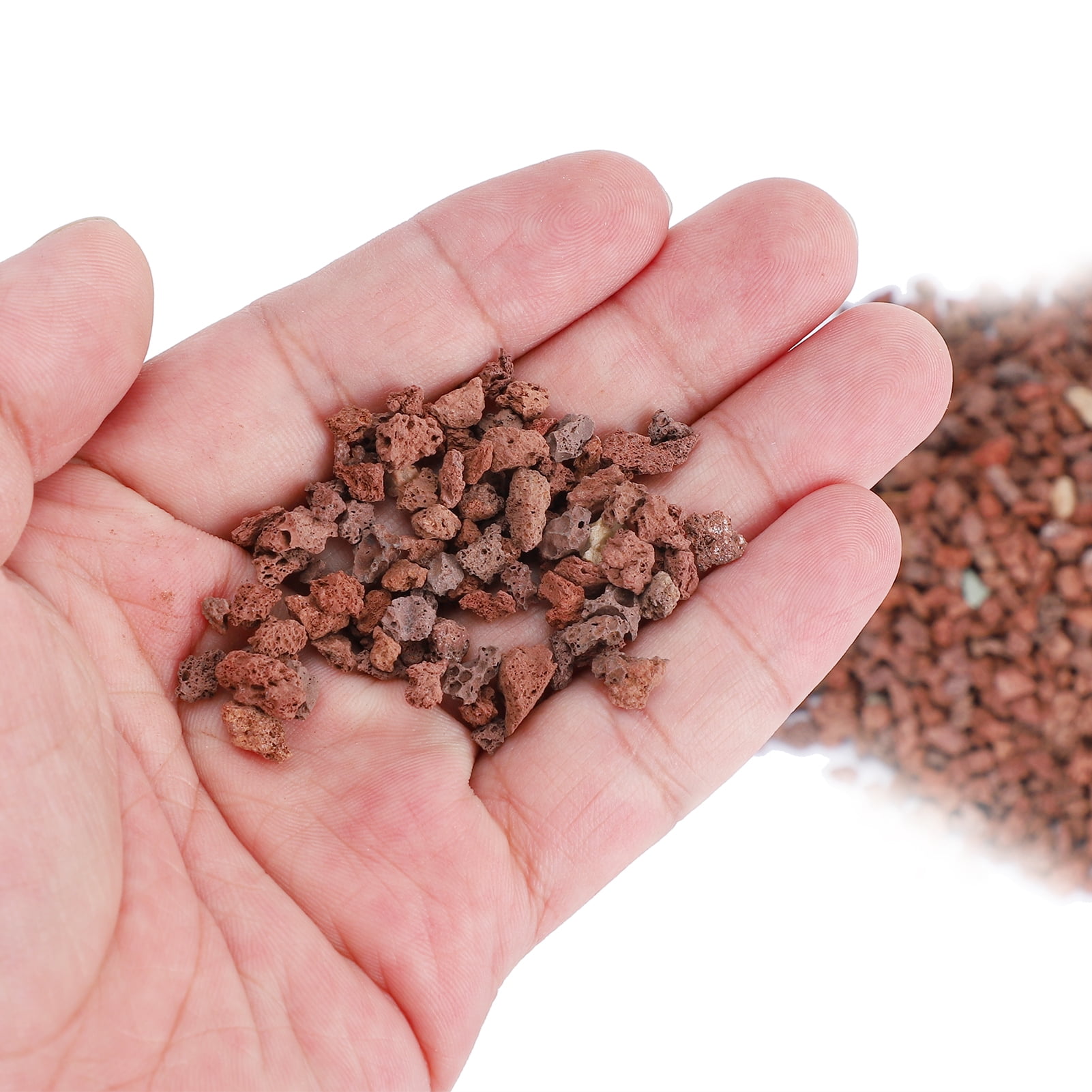 NFTIGB Aquarium Landscaping Gravel Volcanic Sand Fish Tanks Decoration Stone Pebbles Colorfast 1 Liter / 1.73 lbs