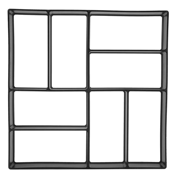 40 x 40 x 4 cm Concrete Mould Paving Pavement Concrete Mould Pavement Concrete Mould for Parks DIY Path Paver Lawn Cement Mould Driveway Courtyard ANGGREK Otros