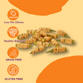 thumbnail image 2 of Tender Touch Chicken Wrapped Okra Dog Treats, Healthy Chews with Real Chicken and Vegetables, High-Protein & Grain-Free Snack, 1.76 Pound, 2 of 9