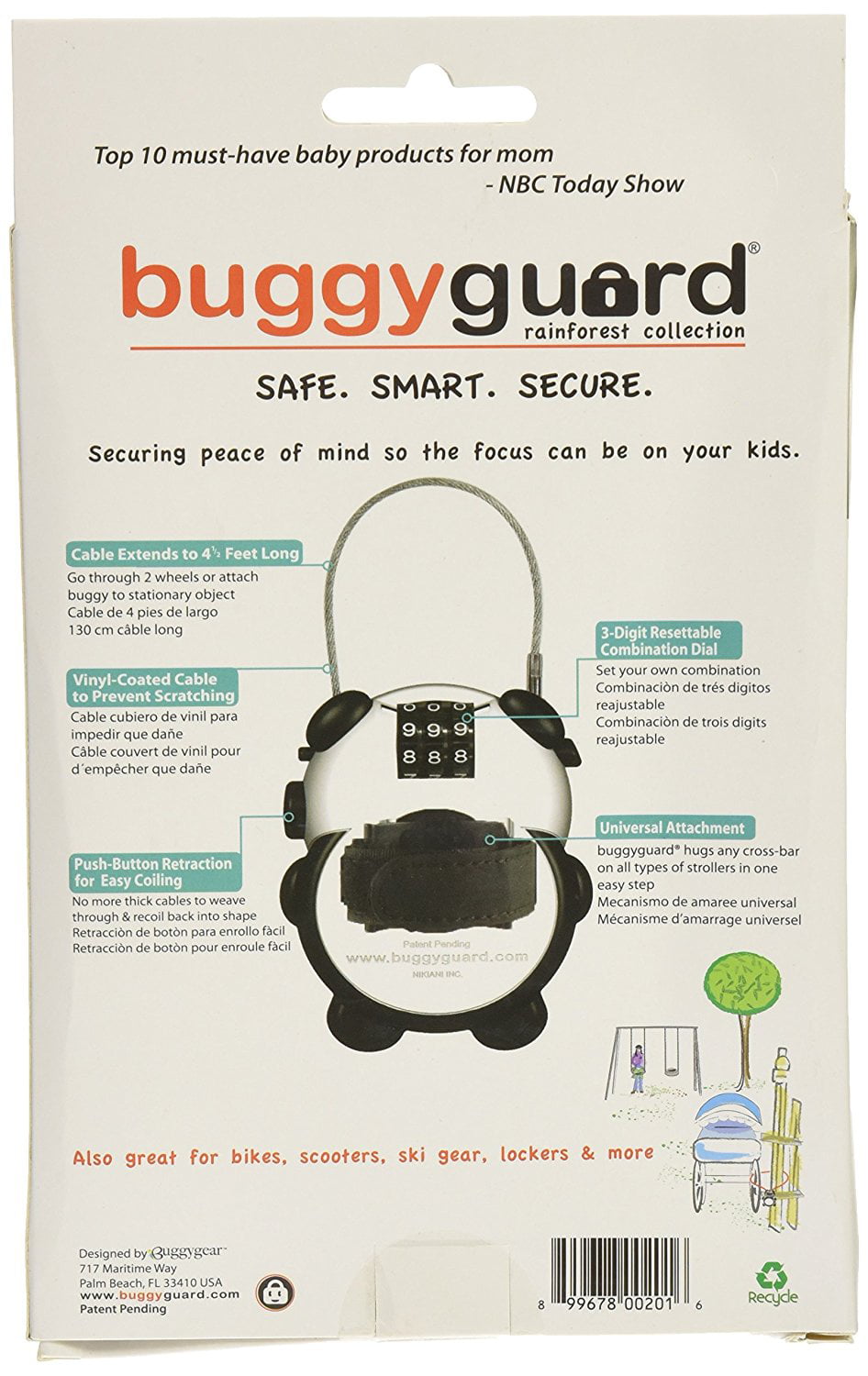 buggyguard retractable stroller lock