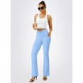 thumbnail image 6 of Yoga Pants Women, Flare Leggings for Women with Pockets Crossover High Waisted Bootcut Yoga Pants, 6 of 7