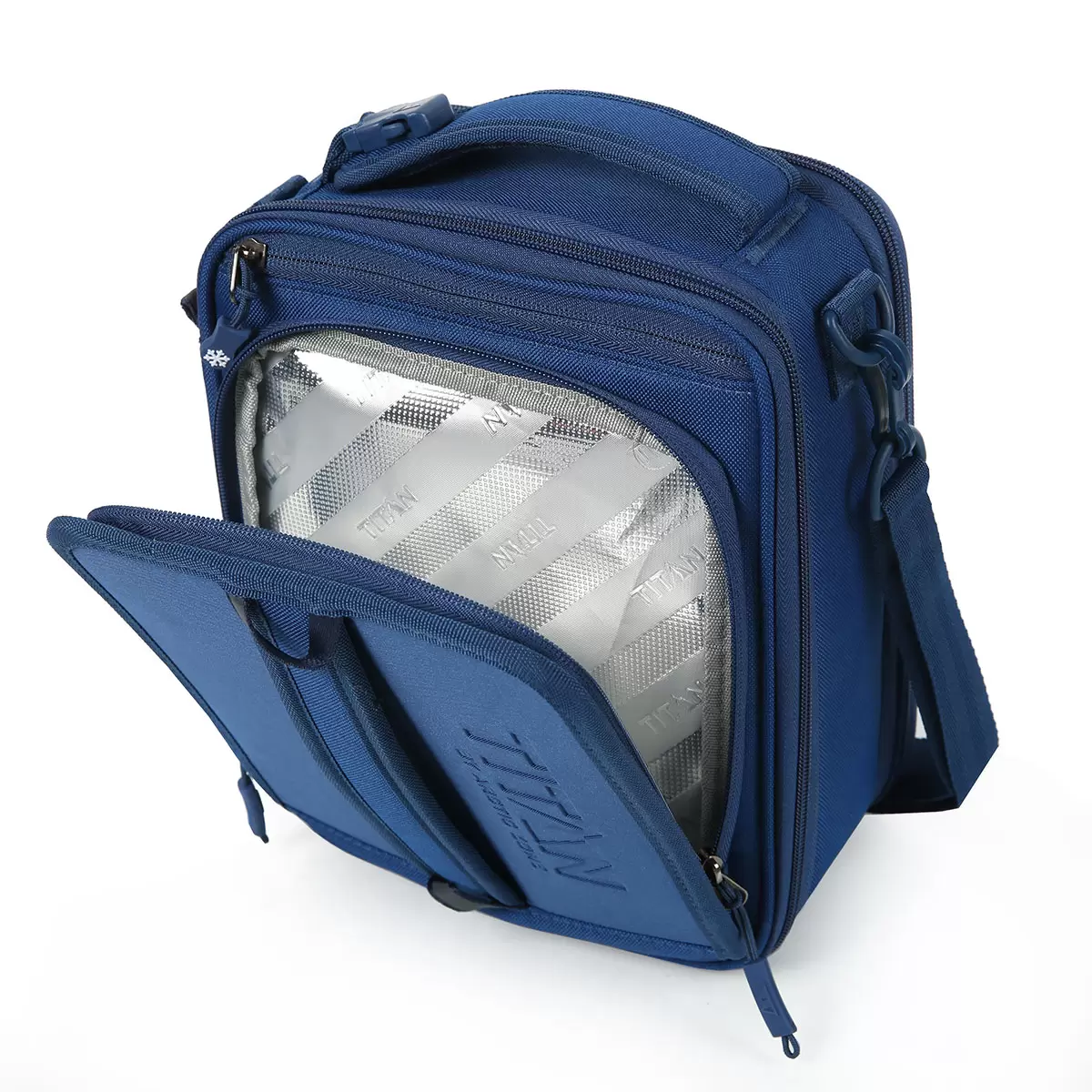 Titan Insulated Expandable Lunch Bag, Blue