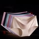 thumbnail image 3 of Bragas de seda de hielo sin costuras para mujer, ropa interior cómoda de talla grande, M-XXL de cintura media, múltiples opciones de Color, lencería, 3 uds./Set, 3 of 4