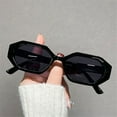 thumbnail image 2 of for Women & Men UV 400 Geometric Frame Small Rectangle Sunglasses Retro Sunglasses Polygonal Sunglasses 90s Shades C5, 2 of 8