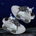 thumbnail image 2 of Kids Sneakers,Girls Shoes Autumn and Winter Children'S Sports Shoes Middle and Big Children'S Sneakers Little Boy Students Spring and Autumn Models,Toddler Sneakers(Color:Gray,Size:4-4.5 Years ), 2 of 7