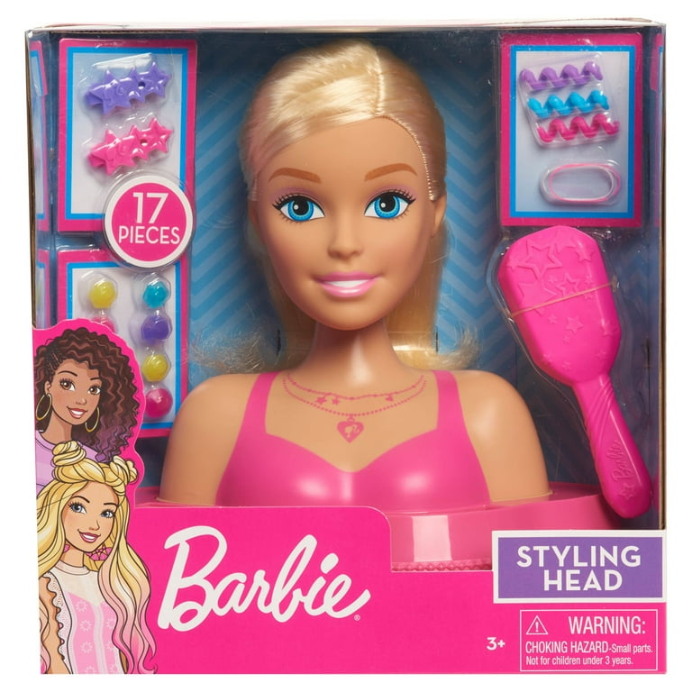 Barbie tête de style cheveux blonds poupée princesse jouet filles jouets