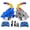 Blue and Gray, variant on Tigozz Gray Shark Remote Control Car for Kids Ages 3+, Magnetic Capture RC Toy with 360-Degree Spins, 6 Mini Fish Cars, Lights and Music