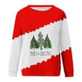 thumbnail image 4 of Patlollav Winter Fall Womens Christmas Sweatershirts Round Neck Long Sleeve Pullover, 4 of 6