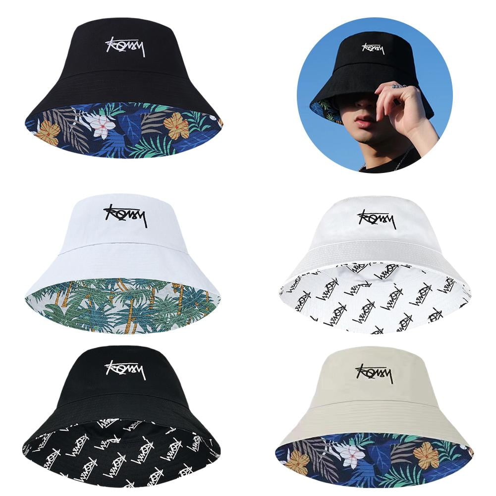 2-Pack Reversible Bucket Hats For Men & Women – Double-Sided Wide