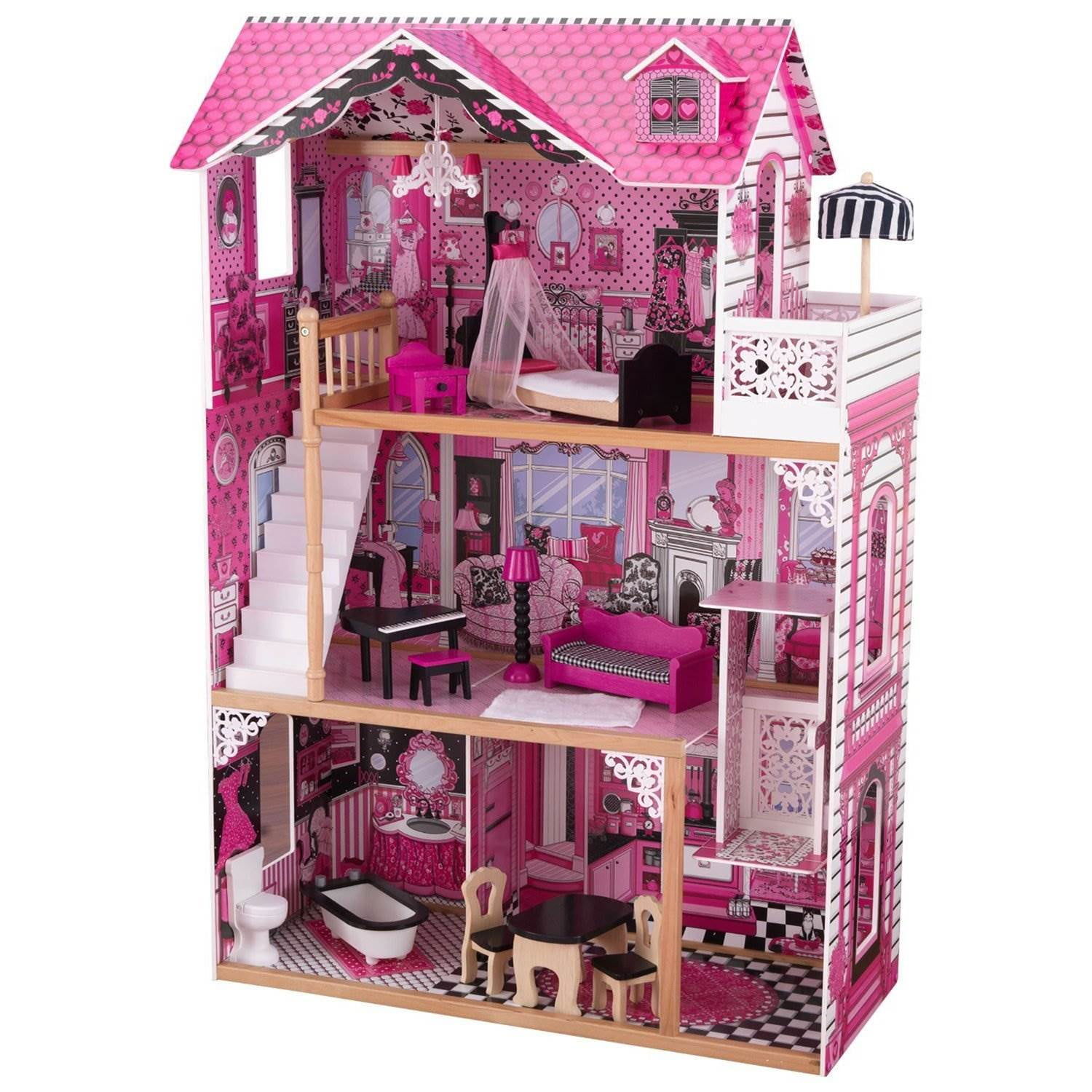 kidkraft amelia wooden dolls house