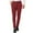 Red, variant on Dress Pants for Men Slim Fit Stretch Plaid Button Mid Waist Business Trousers with Pockets Straight Leg Fall Winter Trendy Cropped Suit Pants for Men Pink L
